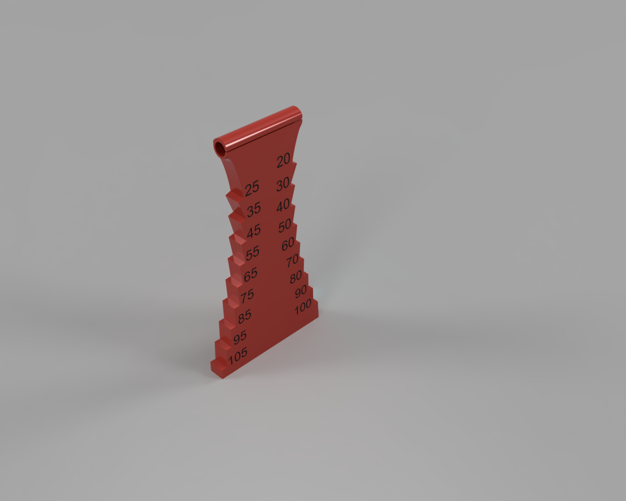 Präzise Bleistift-Anreißschablone für Spengler und Metallbauer