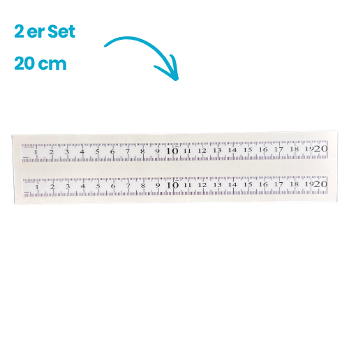 2er Set Selbstklebende Maßbänder