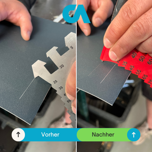 Anreißschablone für Pica Stift