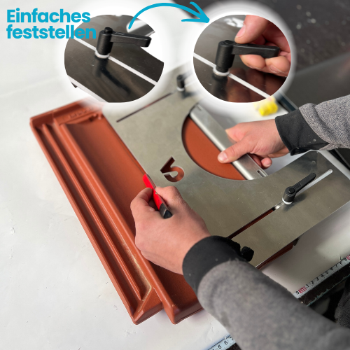 SchnittFix Anreißschablone für Dachziegel