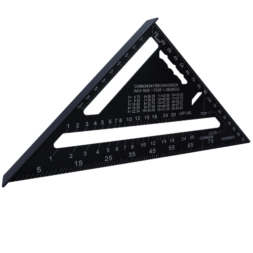 Metrischer Winkelmesser 90°/45°