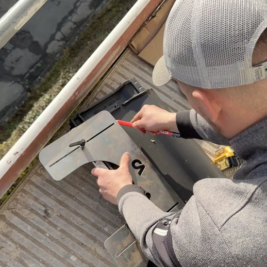 SchnittFix Anreißschablone für Dachziegel von CA-Vision